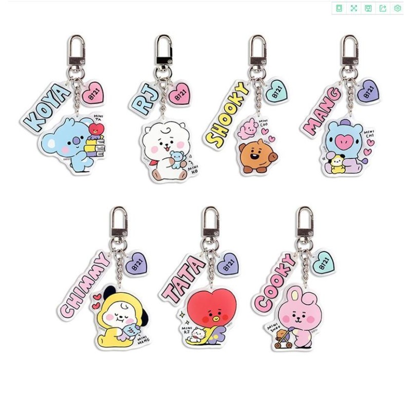 BT21 防弾少年団 BTS バンタン キーリング キーホルダー グッズ キー