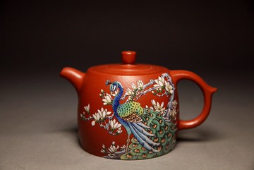 【一枝清韻】龍山堂 單件收藏作品 兩岸合作先驅 吳郎大師釉上彩