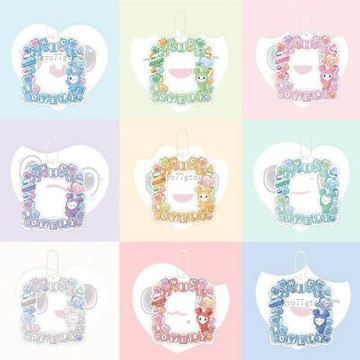 偶像周邊✨粉絲必收 TWICE卡套LOVELYS卡通亞克力插卡相框鑰匙扣愛豆小卡卡套收納掛件 情侶禮物 交換禮物