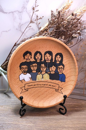 客製化物語小木碟-好朋友訂製版(同款多隻有特別折扣)