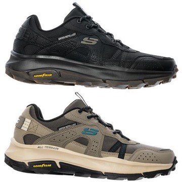 Skechers 越野跑鞋 男鞋 防水 EQUALIZER 5.0 TRAIL 黑/卡其棕【運動世界】237790BBK/237790DKTP