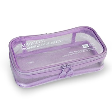 ICONIC Lucid 透明鉛筆袋 - 薰衣草珍珠  04 薰衣草珍珠色  1個