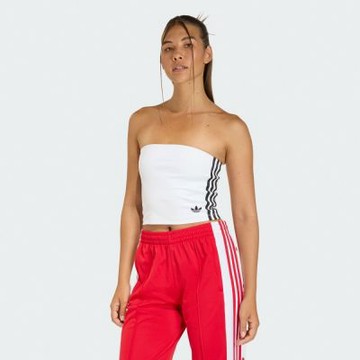 【adidas 愛迪達】 3-STRIPES 平口上衣 女 - Originals KD6235