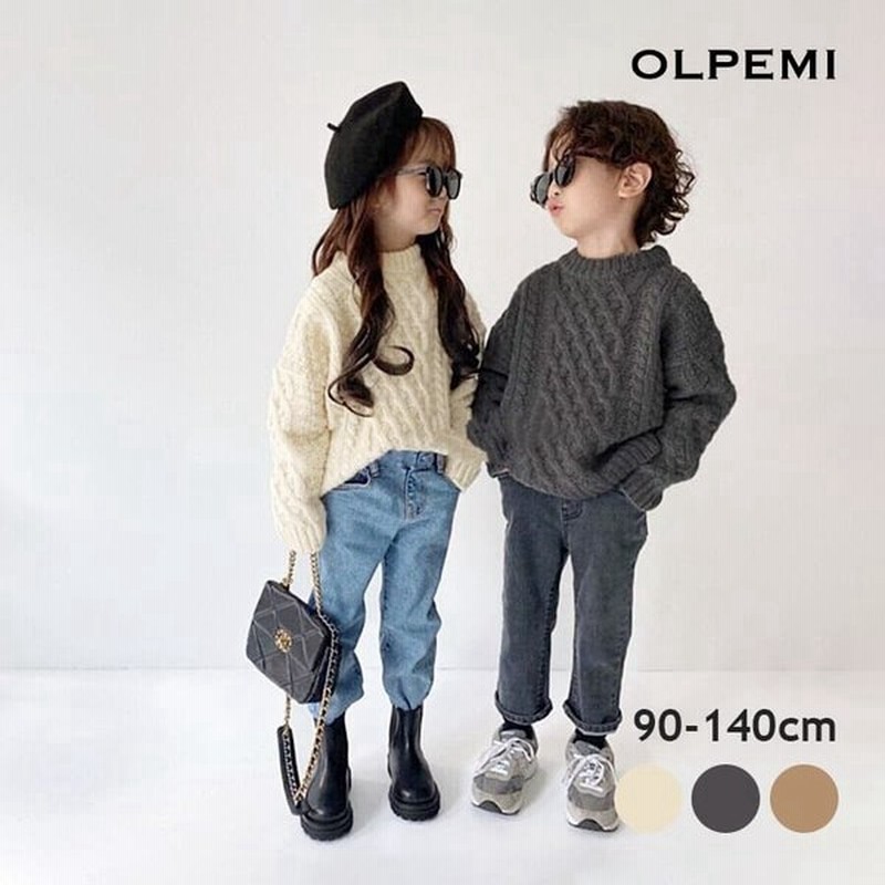 キッズ ニット セーター 韓国子供服 男の子 女の子 長袖 秋冬 おしゃれ トップス クルーネック ケーブルニットセーター T142 通販 Lineポイント最大get Lineショッピング