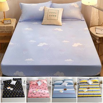 TengYue防潑水防塵污保潔床包-雙人150x200cm (附無防水枕套2入)