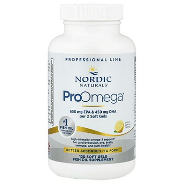 Nordic Naturals, ProOmega® 軟膠囊，檸檬味，120 粒（每粒 640 毫克）