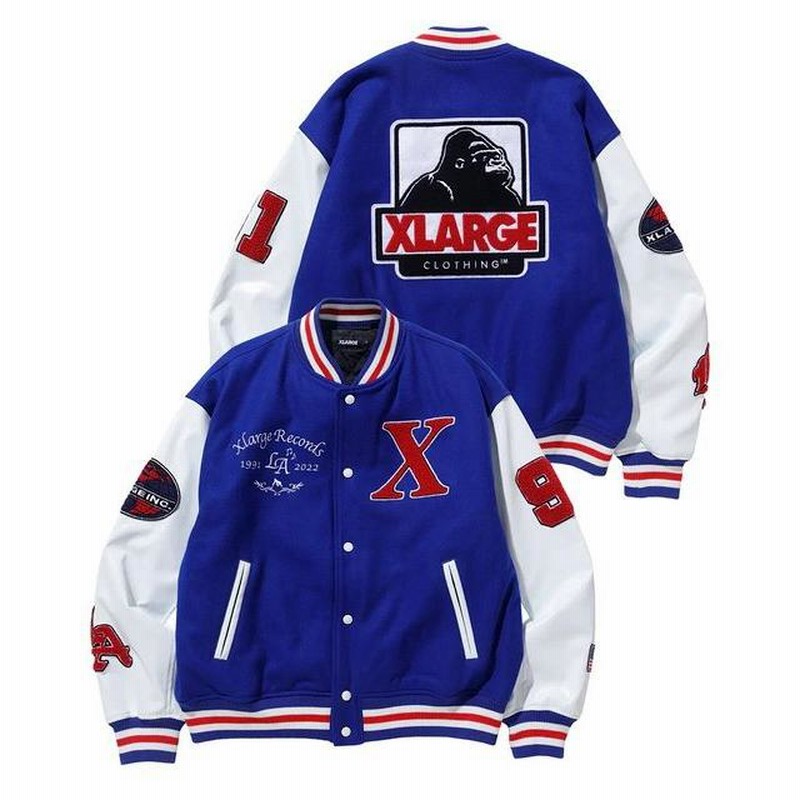 エクストララージ XLARGE OG LOGO VARSITY JACKET スタジャン