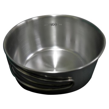 WEN LIANG 文樑 不鏽鋼碗 300cc 304#不鏽鋼18-8 表面拋光 內部砂面  不銹鋼色  1個