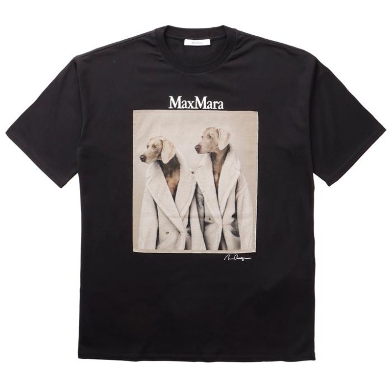 マックスマーラ MAX MARA Tシャツ TACCO ウェグマンプリント 半袖