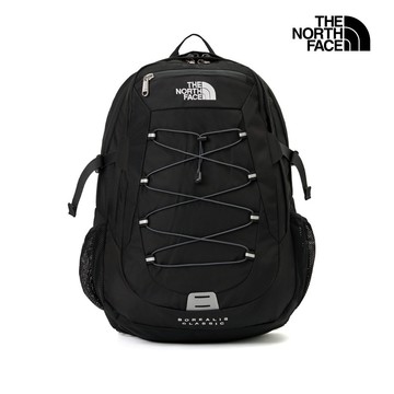 The North Face北面男女款黑色DWR防潑水休閒後背包｜CF9C4GZ 筆電包/登山包