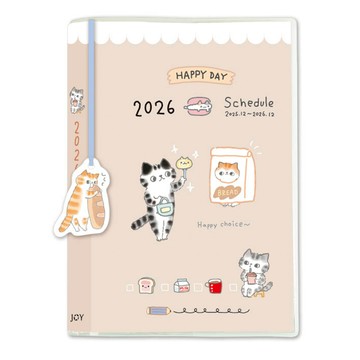 26 32K書籤貓彩色年度