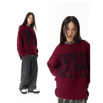 Mentmate  COLORFUL;)系列多色秋冬圓領軟糯復古中性風毛衣男女BF