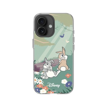 iPhone 16 Clear Case（相機按鈕） 透明 - 迪士尼-經典系列 Disney Classics - 小鹿斑比 - 桑普與邦妮