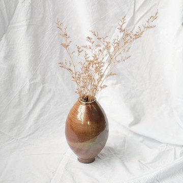 魚池釉花瓶 | 陶瓶