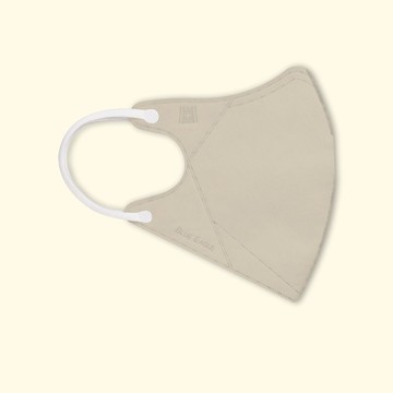 藍鷹牌 N95立體型成人醫用口罩 日常系列 奶霧棕 10片x1盒