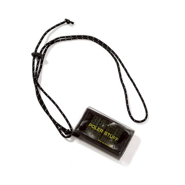 日本限定 POLER PVC COIN POUCH / PVC 透明小物輕便收納包 / 零錢小包 / 黑色