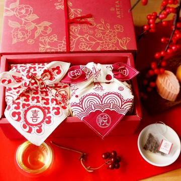 【喜悅】5款精選好茶禮盒/手採台灣茶(原片立體茶包3gX16