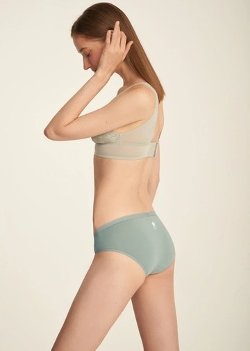 冬日氣息．低腰三角內褲(極光綠-雪之妖精)