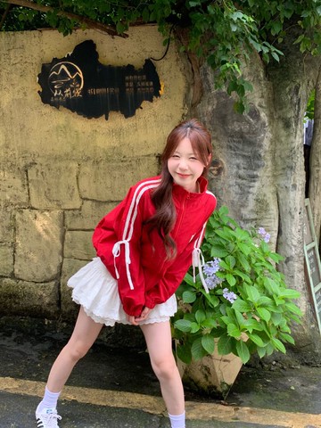 【missy shop】甜心微風蝴蝶結滾邊速乾外套-86764