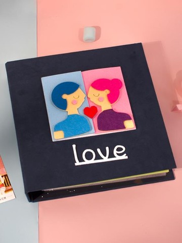 情侶要做的100件事戀愛diy紀念相冊送女男友生日七夕情人節禮物 hmez610