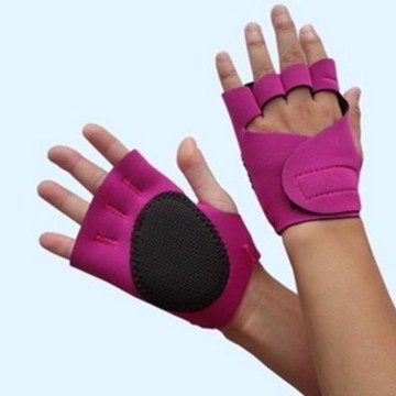 現貨+預購 健身手套 護腕運動手套-半指舉重啞鈴訓練手心加厚防滑女手套5色71w28【獨家進口】【米蘭精品】