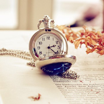 懷表十二星座項鏈定制照片 情侶男女友生日新年禮物閨蜜畢業禮品