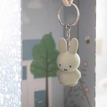 【比利時AP MIFFY】Miffy米菲兔莫蘭迪公仔鑰匙圈吊飾-藍綠色