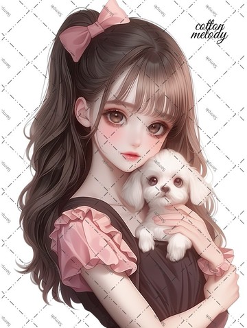 original sticker no.1670 人物貼紙 原創貼紙 人物貼紙 女孩貼紙 原創人物貼紙