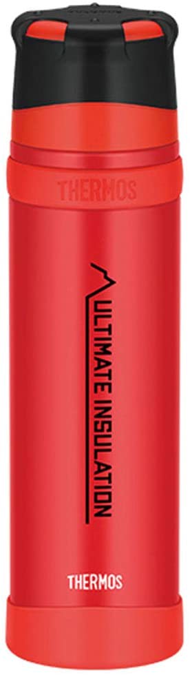 新款 THERMOS【日本代購】膳魔師 山地專用 0.9L不銹鋼水瓶 FFX-901 - 亞光紅