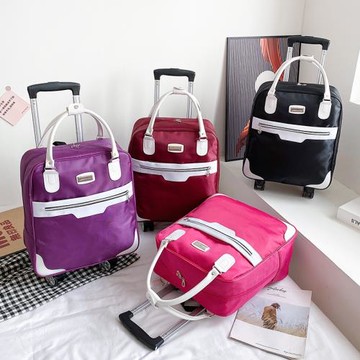 短途拉桿包可折疊輕便出差旅游包男防水收納行李包女登機小行李箱