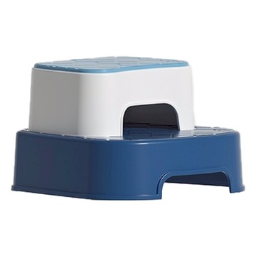 LILIKOKO 哩哩摳摳 兒童分離式階梯椅  藍色  40x18x42cm  1個