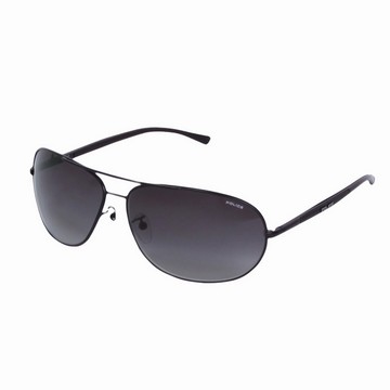 POLICE 都會復古飛行員太陽眼鏡 (消光黑) POS8691-0531