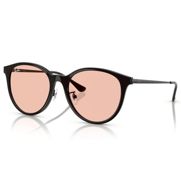 【RayBan】RB4334D 601/5-55mm 太陽眼鏡♣ (黑 透粉鏡片)#金橘眼鏡