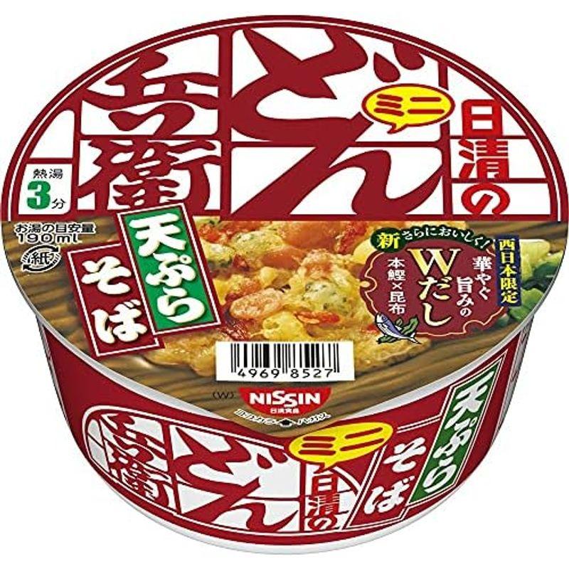 日清食品 どん兵衛 天ぷらそばミニ 西 46g×12個