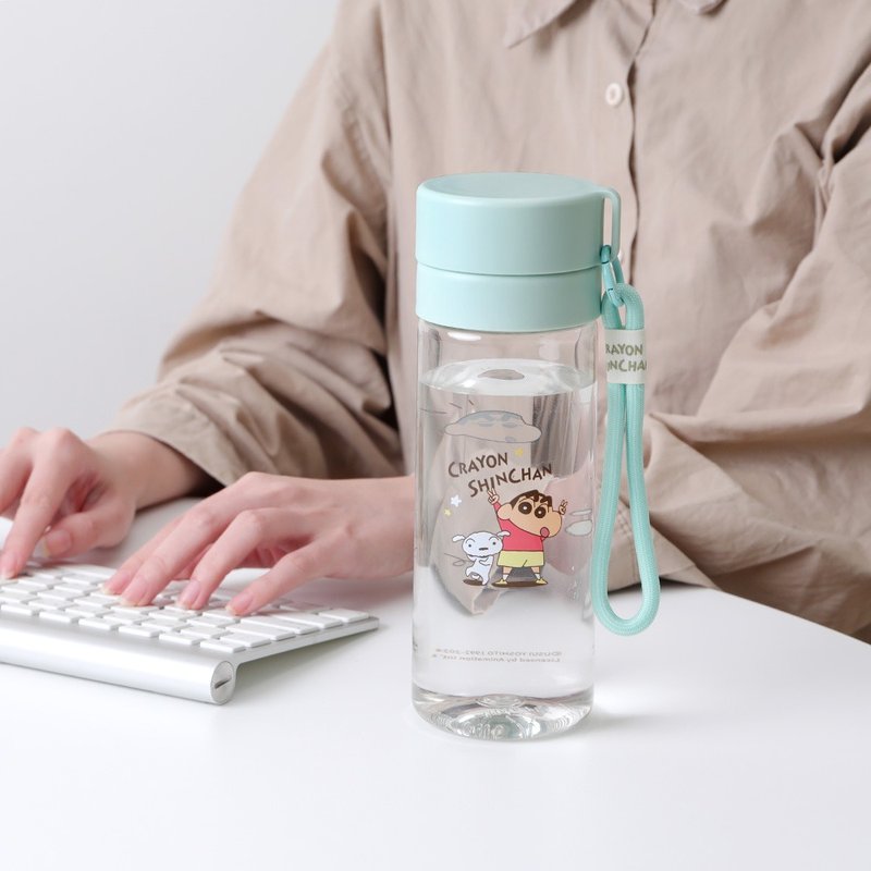 蠟筆小新Tritan透明水壺550ml-BPA FREE隨身水瓶