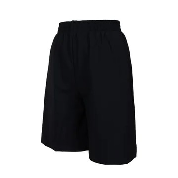 丈青銀-S KAPPA 女針織涼感短褲(冰感 抗UV 慢跑 路跑 5分褲「35235WW-Q98」