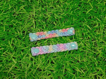 彩色系 編織口罩減壓帶/集線器