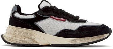 Dsquared2 黑色 & 白色 Sprinter 运动鞋