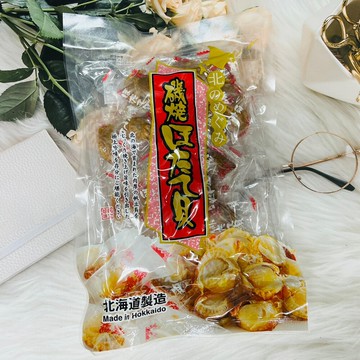 潼漾小舖 日本 丸市食品 北海道 磯燒 干貝 扇貝 干貝糖 原味干貝 180g原味