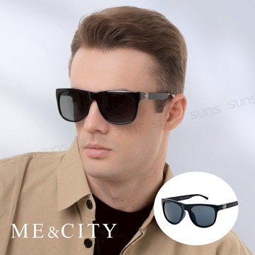 ME&CITY 時尚性格太陽眼鏡 義大利設計款 抗UV400 (ME 110021 L000)