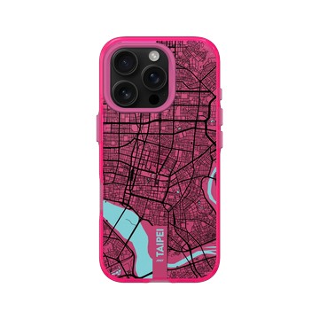 iPhone 16 Pro Clear 粉漾桃 - JOCR - Taipei (Black Logo)