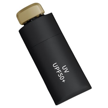 小明村長 口袋 夜黑色 輕量便攜 晴雨兩用手動折疊傘  1支