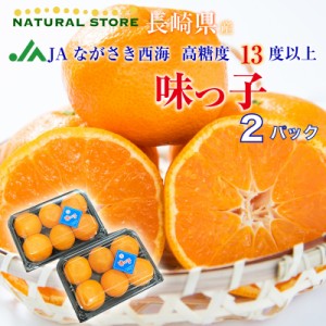 [予約 2024年2月1日-2月15日の納品] 味っ子 2パック 長崎県産 柑橘 糖度13度 出島の華 みかん ブランドみかん 西海みかん