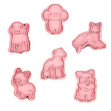Betty's 焙蒂絲 小狗餅乾壓模 6個  PM211  1組