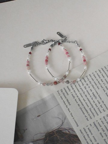 怦然心動_手作純銀水晶手鍊