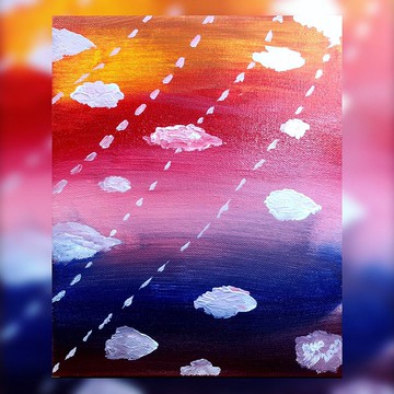 壓克力畫作 - Atmosphere