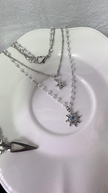 星辰銀河系雙層項鍊