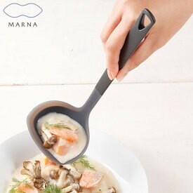 【領券滿額折100】 MARNA 多用途矽膠料理勺(黑.黃)