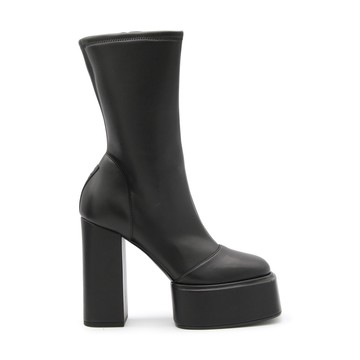 3juin - Black Leather Mila Ankle Boots