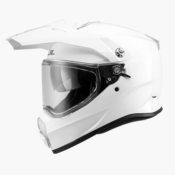 SOL SS2P SS-2P 安全帽 素色 素白 越野帽 全罩 內藏墨鏡 PC材質 齒排扣